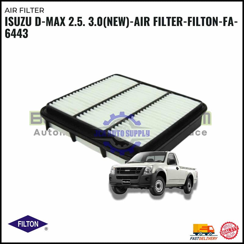 Isuzu D-Max 2.5. 3.0(New)-Air Filter-Filton-FA-6443