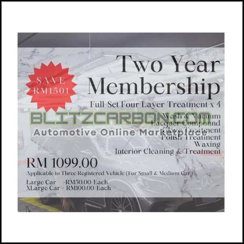 [TWO YEAR MEMBERSHIP] Full Set Four Layer Treatment x 4