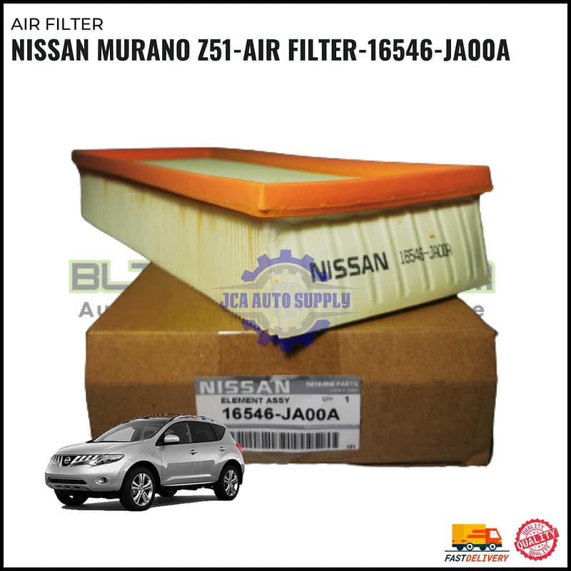 Air Filter-Nissan Murano Z51-NISSAN ORIGINAL-16546-JA00A