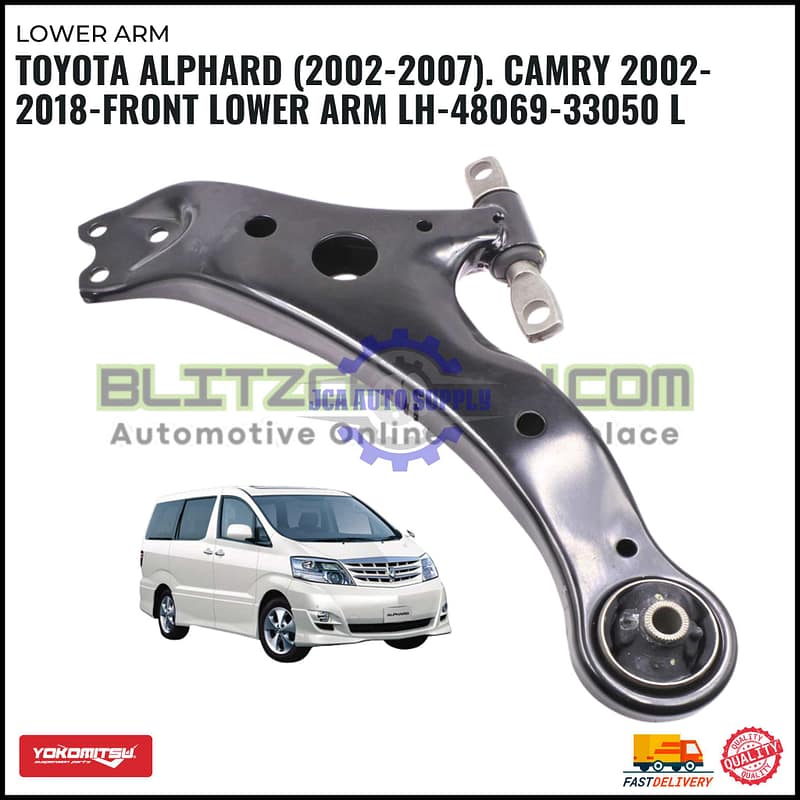 Toyota Alphard (2002-2007). Camry 2002-2018-Front Lower Arm