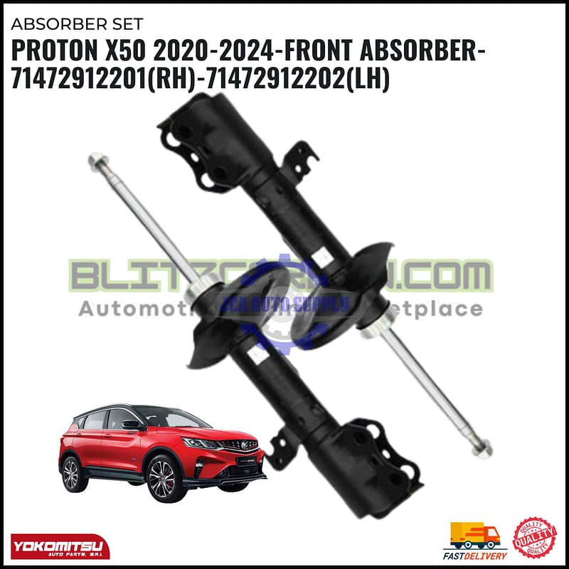 Proton X50 2020-2024-Front Absorber-71472912201(RH)-71472912202(LH)
