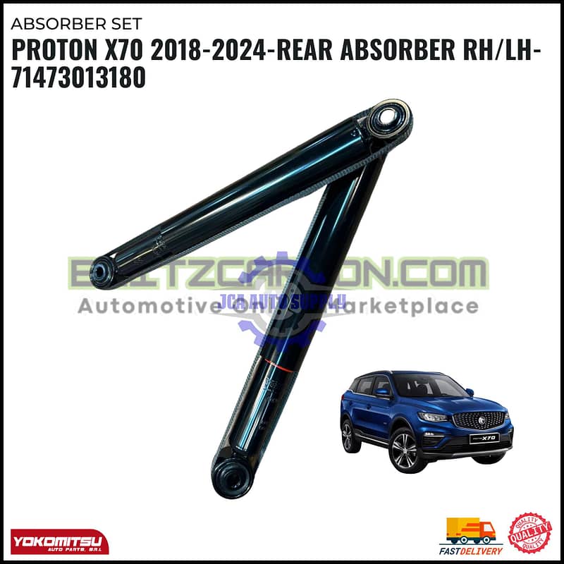 Proton X70 2018-2024-Rear Absorber RH/LH-71473013180