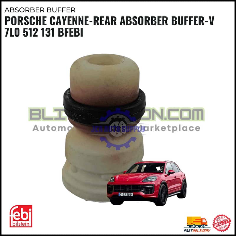 Porsche Cayenne-Rear Absorber Buffer-V 7L0 512 131 BFEBI