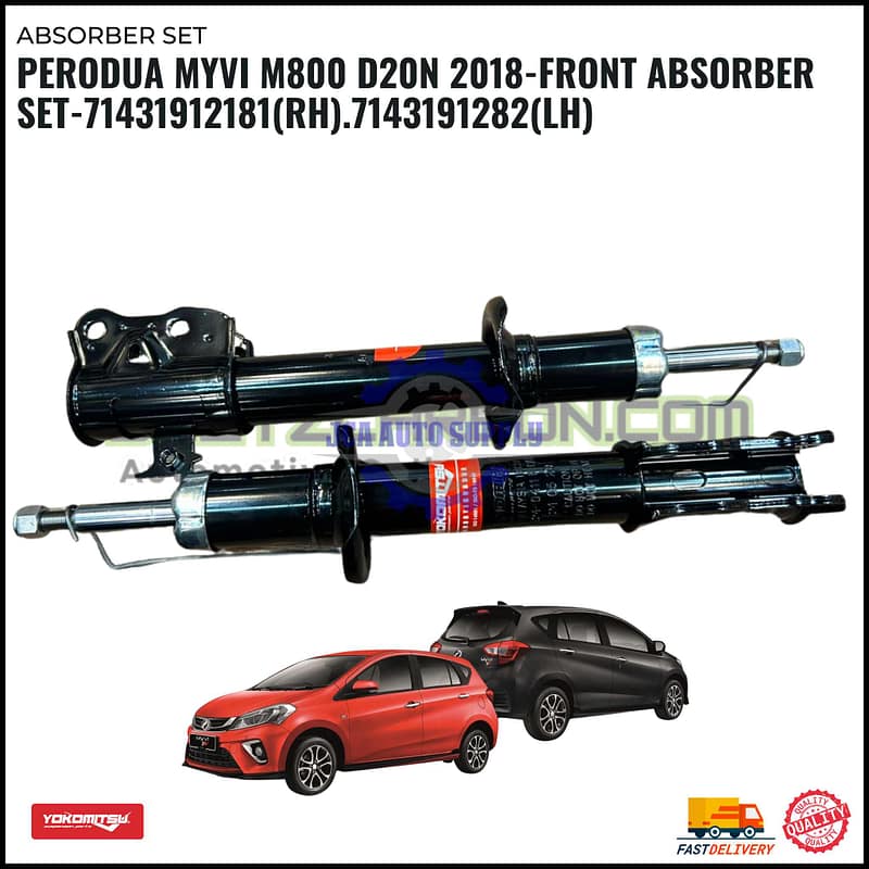 Perodua Myvi M800 D20N 2018-Front Absorber Set-71431912181(RH).7143191282(LH)