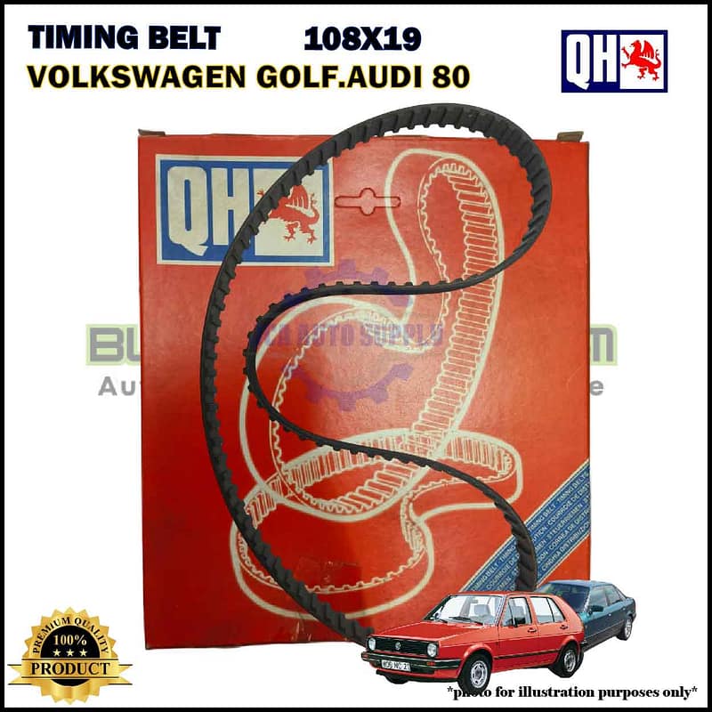 Tali Timing-Audi 80-Volkswagen Golf 1.1cc 1.3cc-Timing Belt-QHUK-QTB101 (108X19)