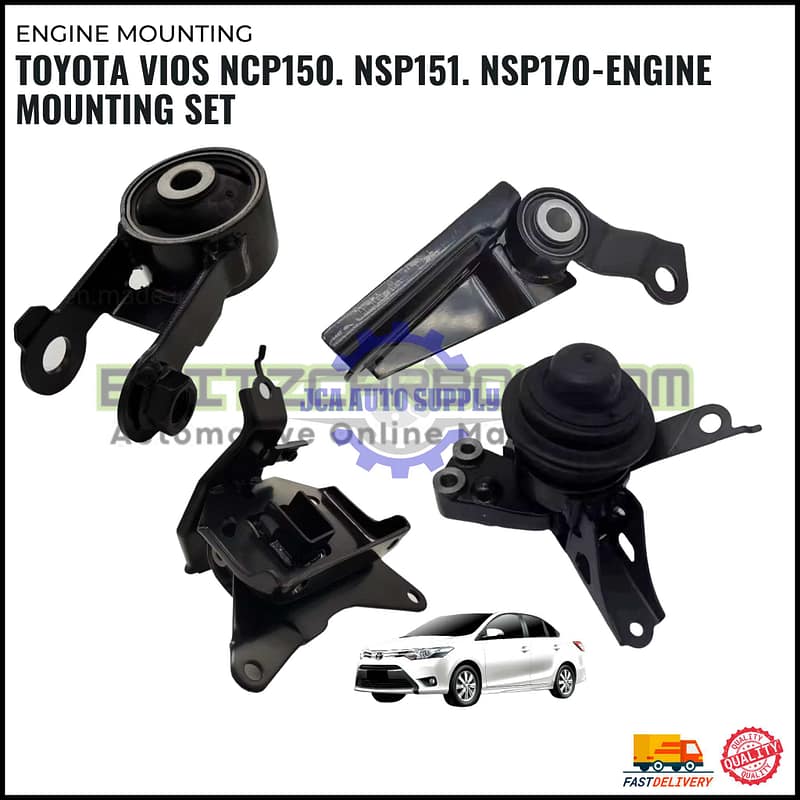 Toyota Vios NCP150. NSP151. NSP170-Engine Mounting Set