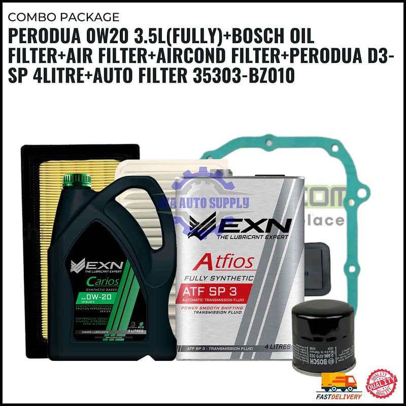 PERODUA with ATF (4Litre) & AUTO FILTER-AXIA.BEZZA 1.0-PERODUA PACKAGE
