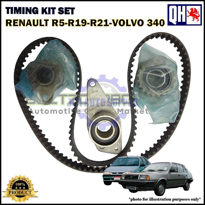 Renault R5-R19-R21-Volvo 340-Timing Kit Set-QHUK-QBK258