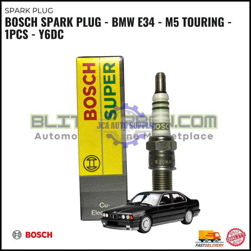 BOSCH Spark Plug - BMW E34 - M5 Touring - 1PCS - Y6DC