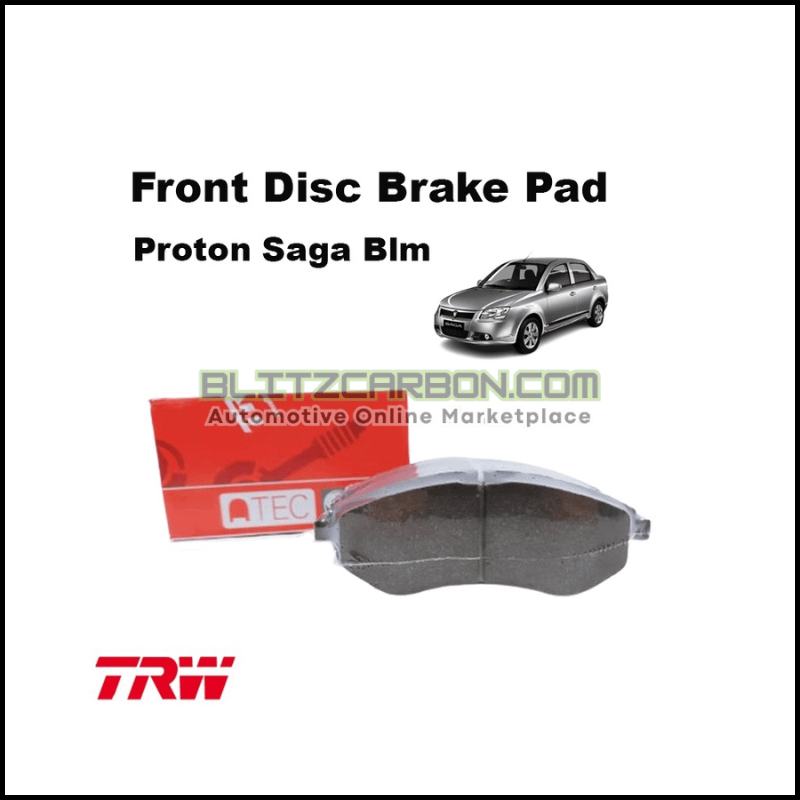 Proton Saga Blm Front Disc Brake Pad Trw Brand