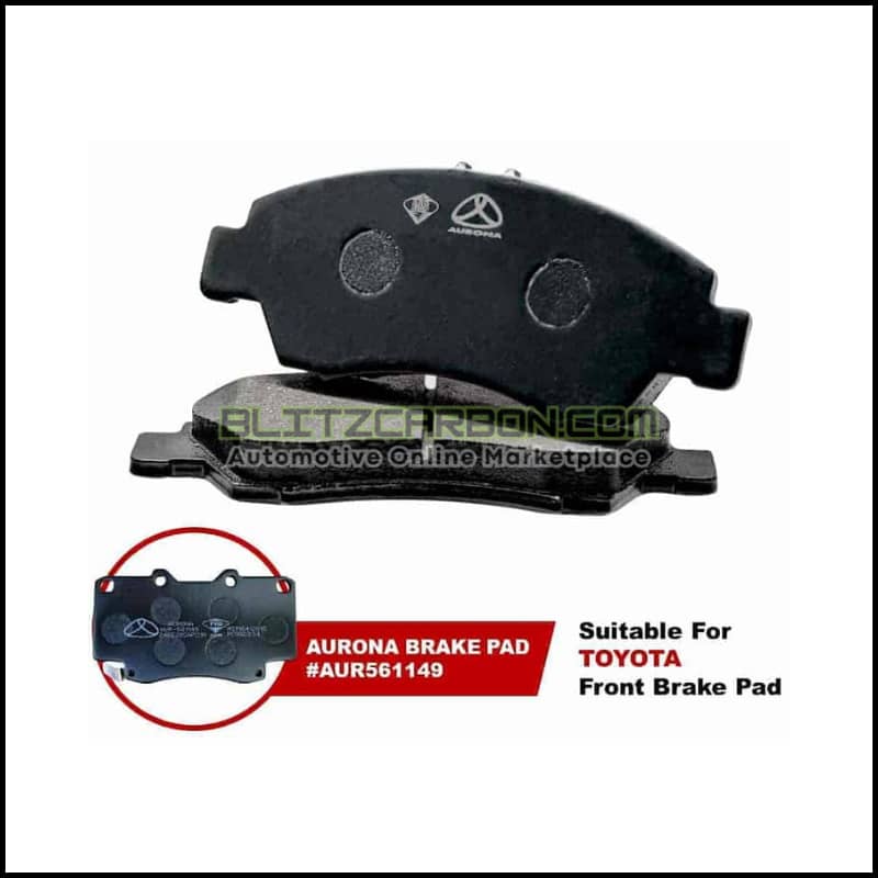 Aurona Brake Pad AUR561149 Front Hilux Land Cruiser