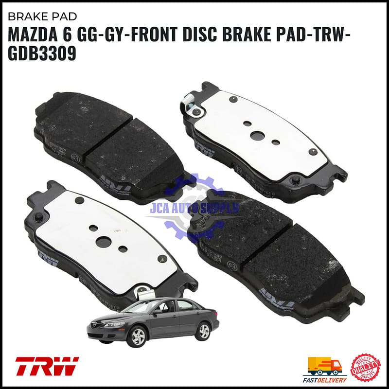 Mazda 6 GG-Front Disc Brake Pad-TRW-GDB3310