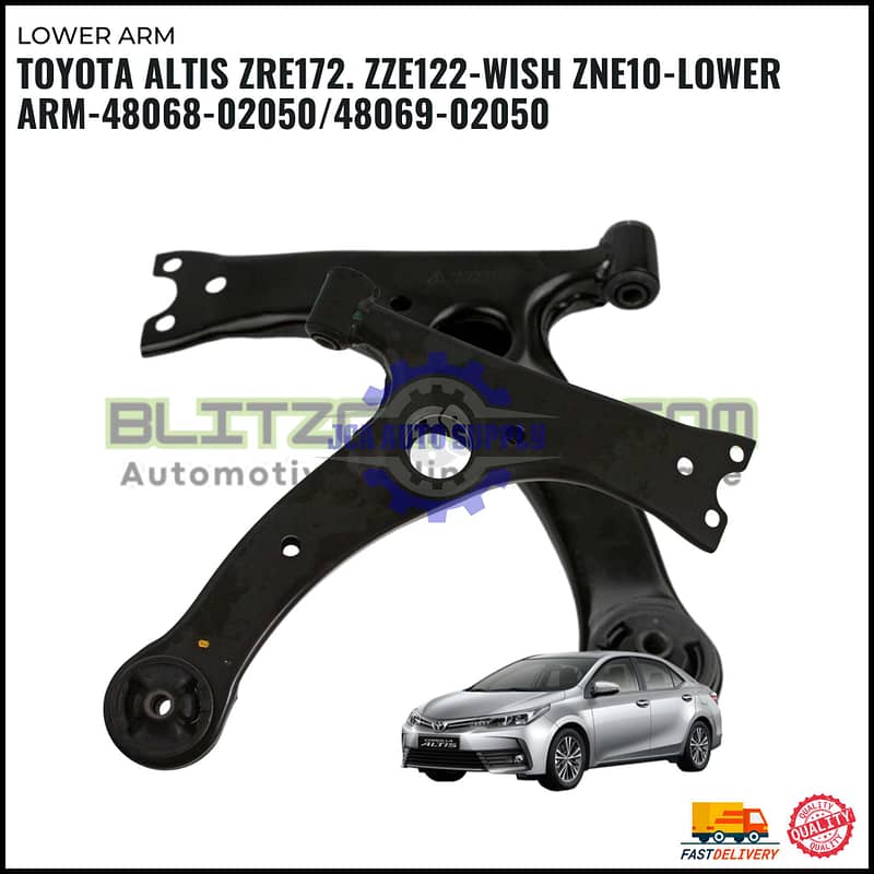 Toyota Altis ZRE172. ZZE122. Wish ZNE10- Front Lower Arm Left-Front Lower Arm Right