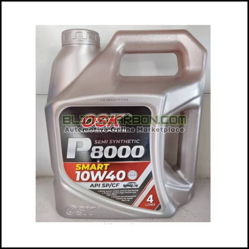 OSK P8000 Semi Synthetic 10W-40 4L Engine Oil API SP/CF