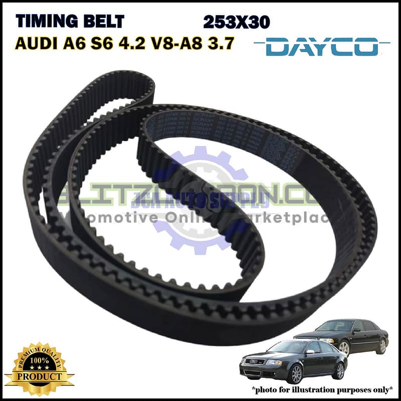 Tali Timing-Audi A6 S6 4.2cc V8-Audi A8 3.7cc-Timing Belt-DAYCO-94835 (253X30)