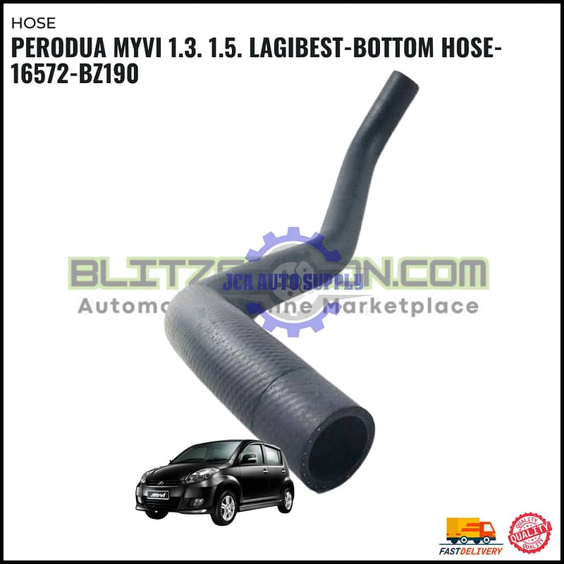 Perodua Myvi 1.3. 1.5. Lagibest-Bottom Hose-16572-BZ190