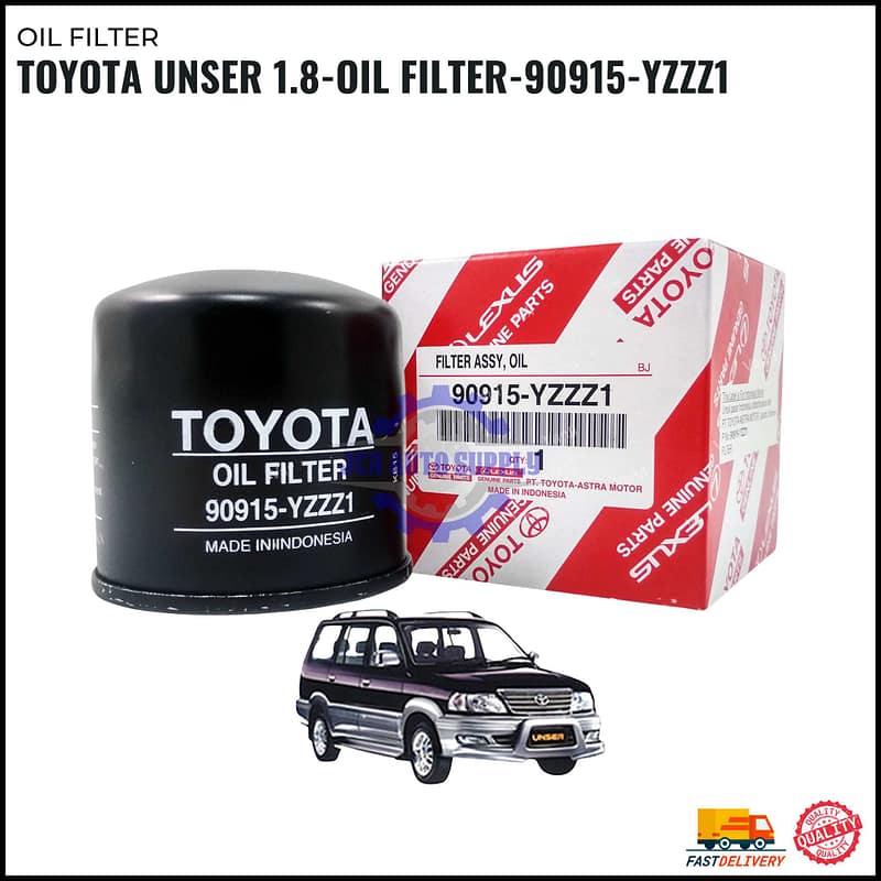 Toyota Oil Filter -Unser 1.8-90915-YZZZ1