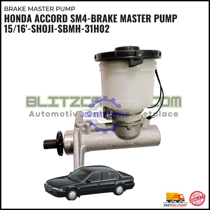 Honda Accord SM4-Brake Master Pump 15/16'-Shoji-SBMH-31H02