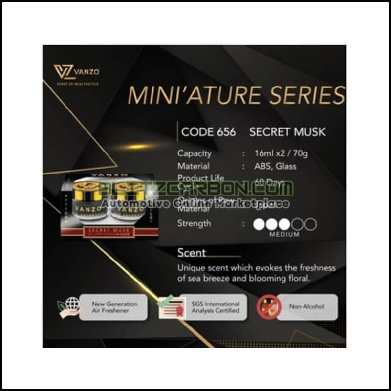 656 VANZO 'Mini'ature Secret Musk / 秘密麝香