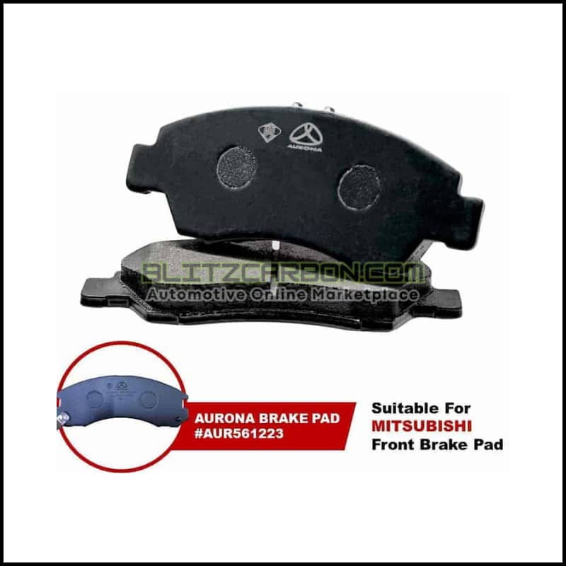 Aurona Brake Pad AUR561223 Front Airtrek Challenger Eclipse FTO Galant Pajero