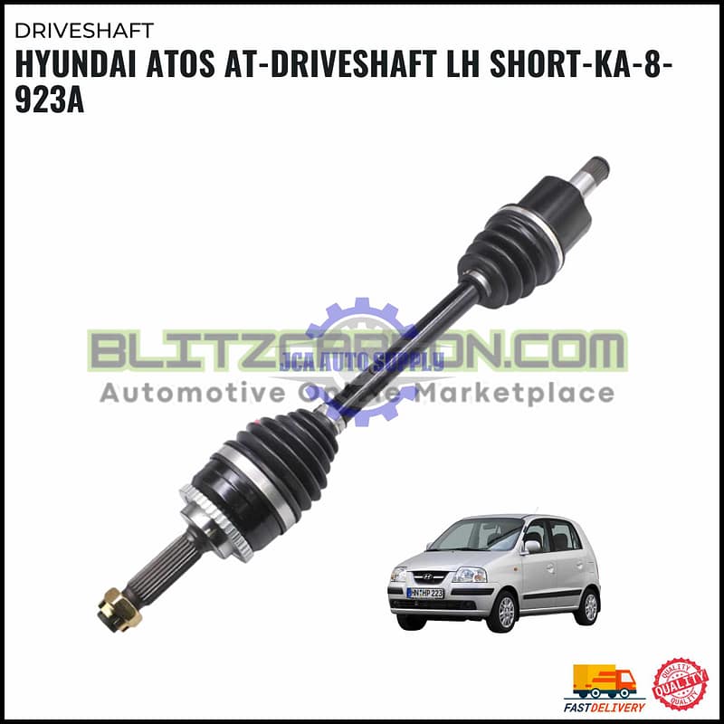 Hyundai Atos AT-Driveshaft LH Short-KA-8-923A