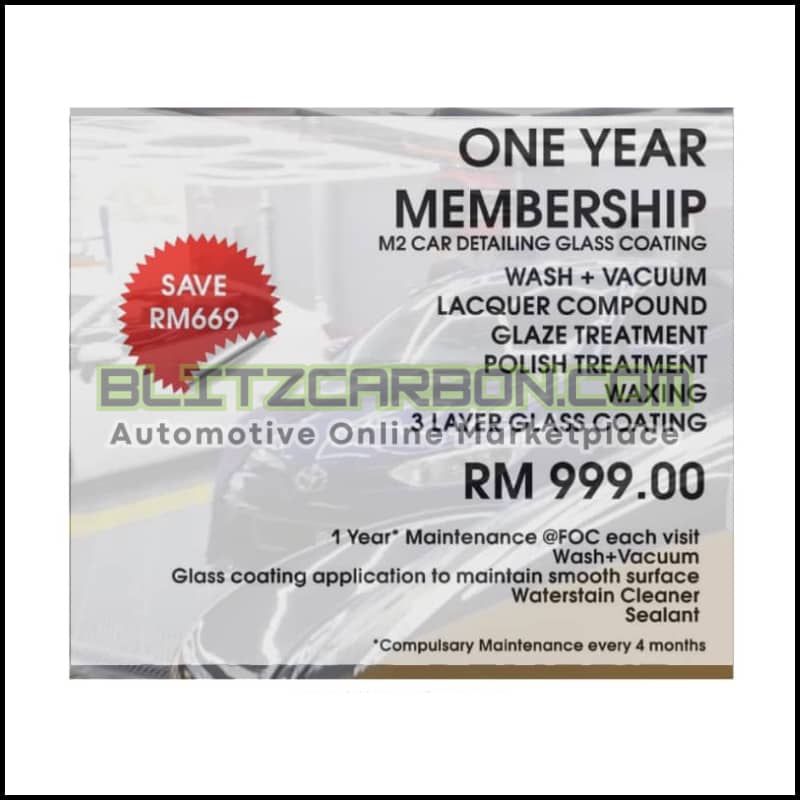 [ONE YEAR MEMBERSHIP]-Glass Coating