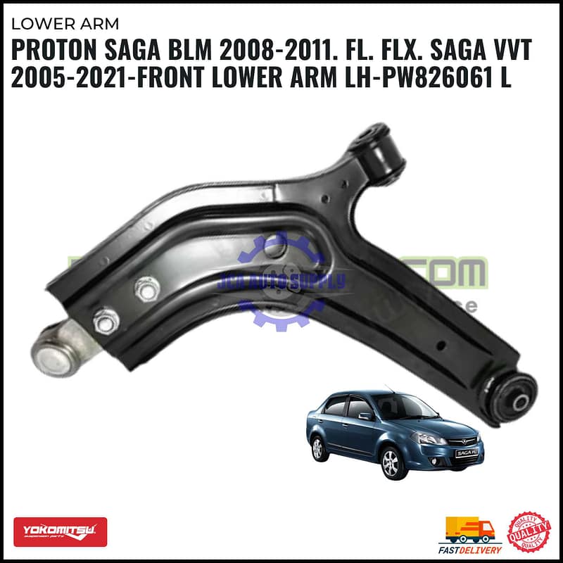 Proton Saga BLM 2008-2011. FL. FLX. Saga VVT 2005-2021-Front Lower Arm