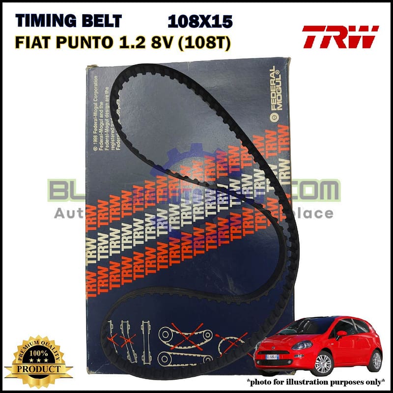 Tali Timing-Fiat Punto 1.2cc 8V (108T)-Timing Belt-TRW-4817912 (108X15)