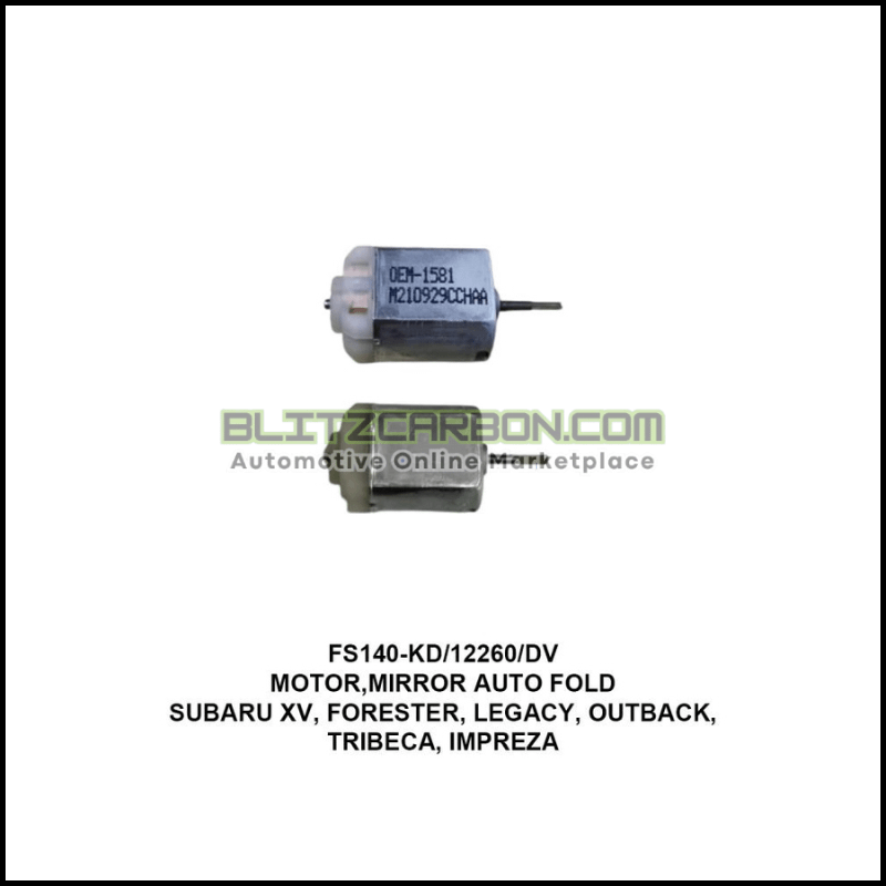 Side Mirror Fold Subaru XV, Forester Legacy Outback Tribeca Impreza & Volvo Side Mirror Auto Fold Motor