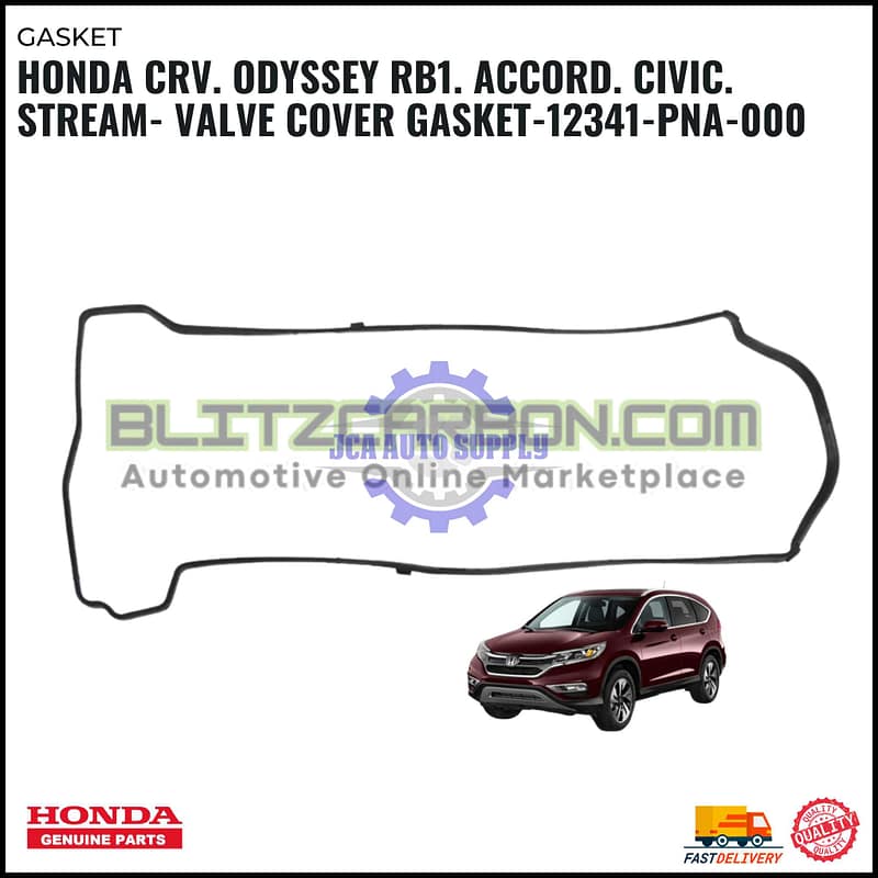 Honda CRV. Odyssey RB1. Accord. Civic. Stream-Valve Cover Gasket-12341-PNA-000