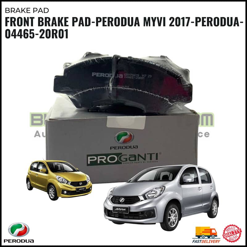 FRONT BRAKE PAD-PERODUA MYVI 2017-PERODUA-04465-20R01