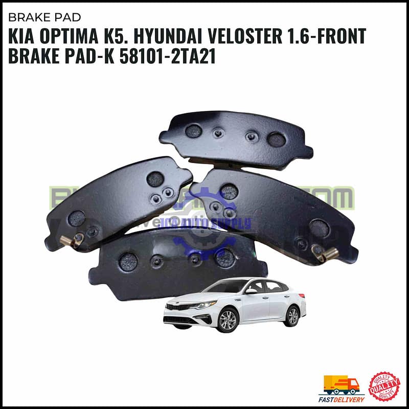 Kia Optima K5. Hyundai Veloster 1.6-Front Brake Pad-K 58101-2TA21