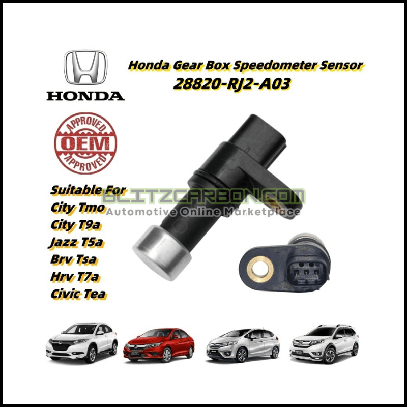 Honda City T9a Jazz T5a Brv Tsa Hrv T7a Civic Tea Gear Box Speedometer Sensor (Oem) (28820-R9L-A03)