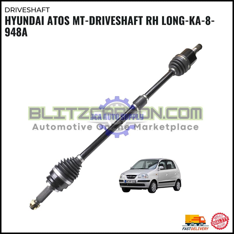 Hyundai Atos AT-Driveshaft RH Long-KA-8-948A