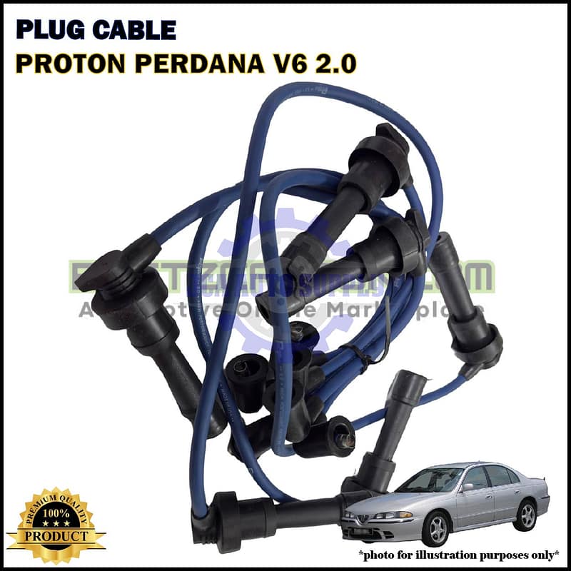 Proton Perdana V6 2.0cc-Spark Plug Cable-PWMD38