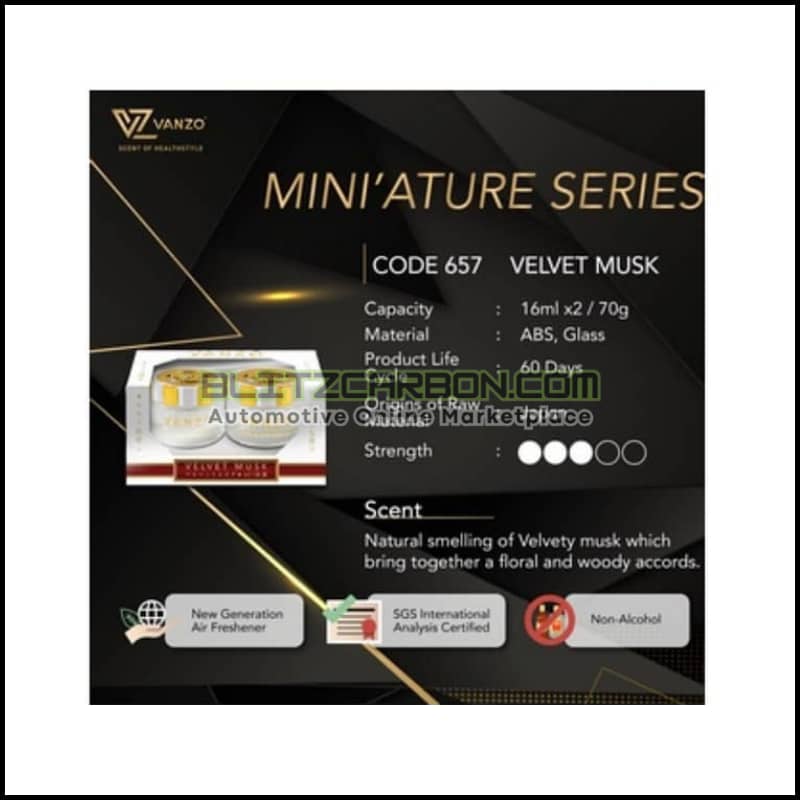 657 VANZO 'Mini'ature Velvet Musk / 柔和麝香