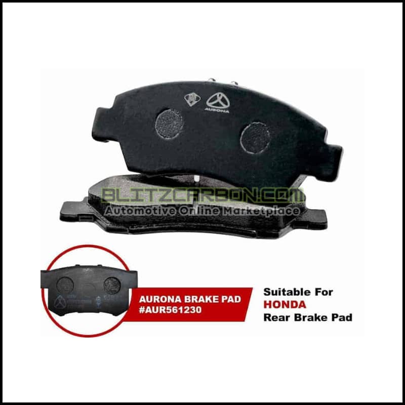 Aurona Brake Pad AUR561230 Rear Accord Civic Edix Insight Integra