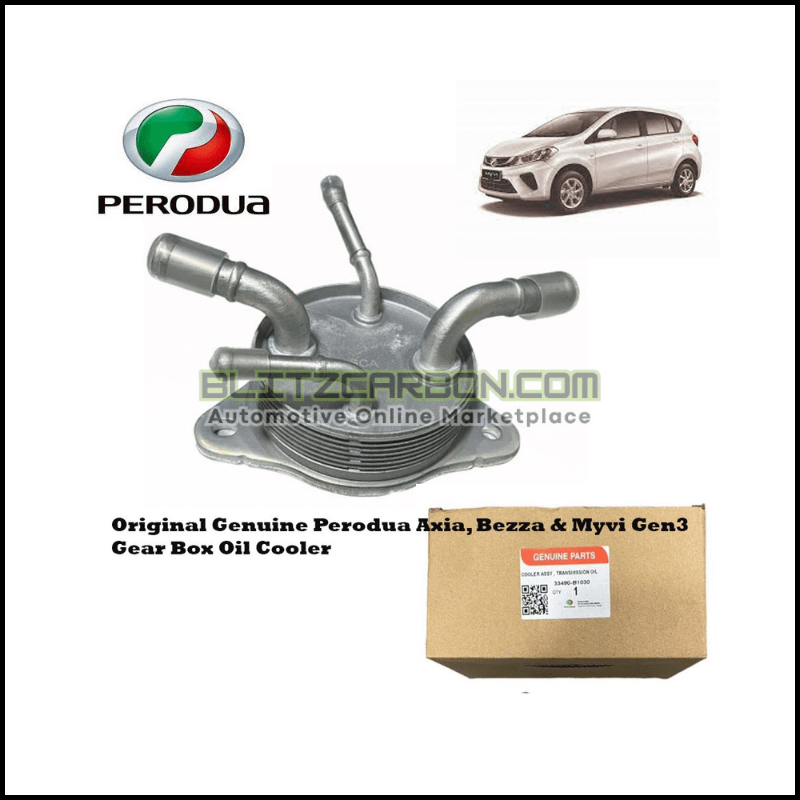 Original Genuine Perodua Axia, Bezza & Myvi Gen3 Gear Box Oil Cooler 33490-B1030