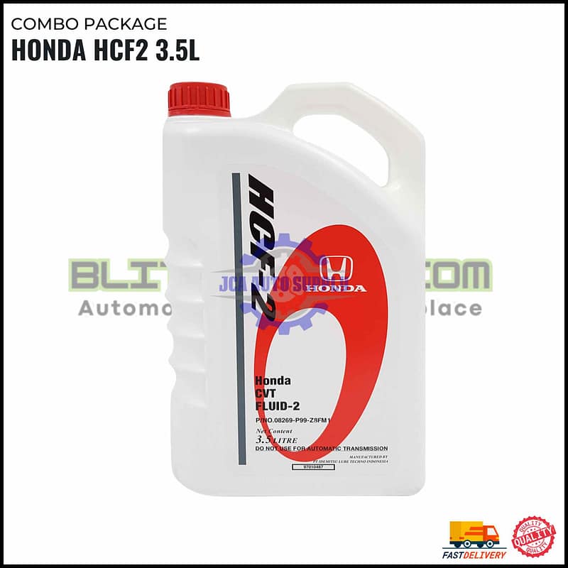 Honda Gearbox Oil CVT-Engine Oil Combo Service Package-HCF2-Honda Civic FC TEA Year 2017