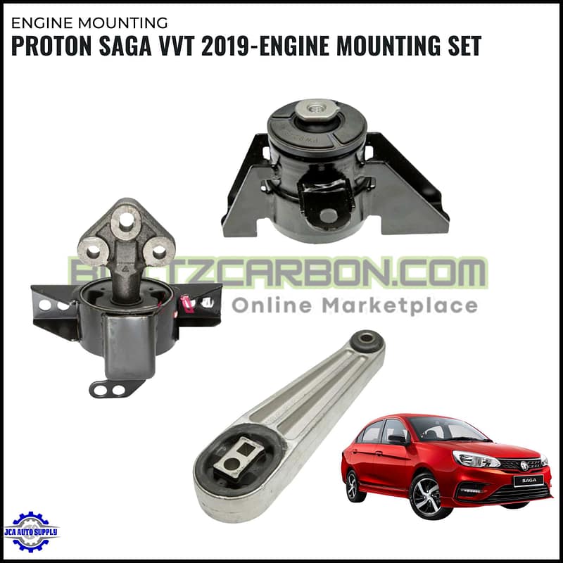Proton Saga VVT 2019-Engine Mounting Set