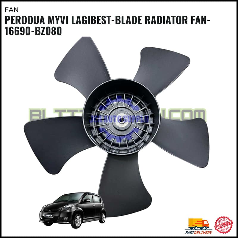 Perodua Myvi Lagibest-Blade Radiator Fan-16690-BZ080