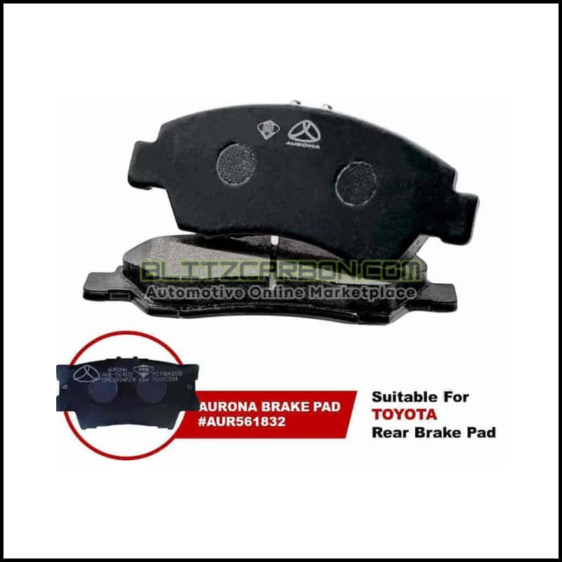 Aurona Brake Pad AUR561832 Rear Camry Harrier RAV4 Vanguard