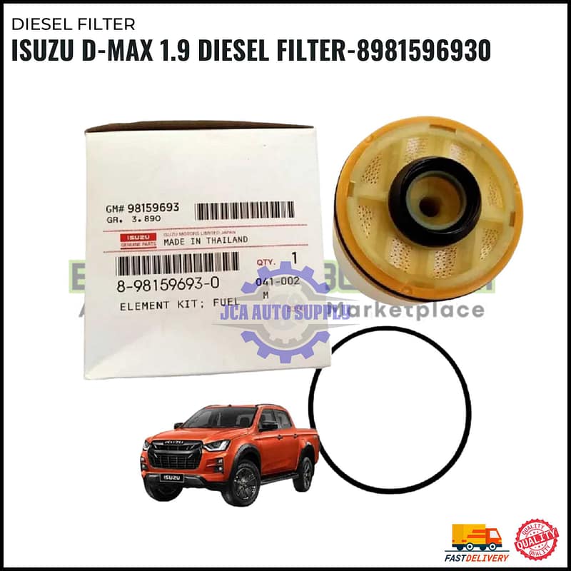 Isuzu D-Max 1.9 Diesel Filter-8981596930
