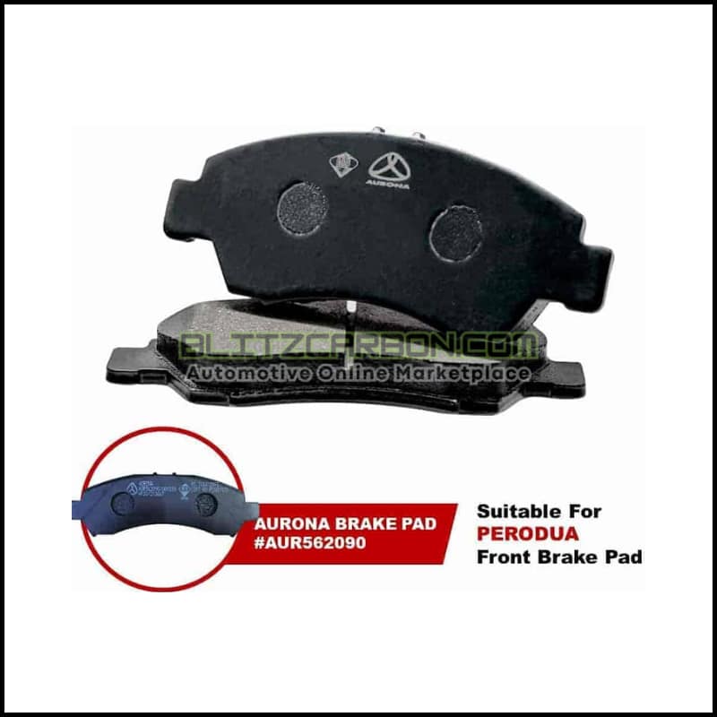 Aurona Brake Pad AUR562090 Front Axia Bezza Myvi Lagi Best