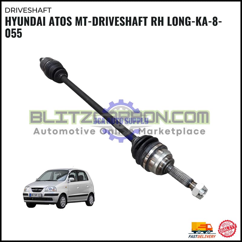 Hyundai Atos AT-Driveshaft RH Long-KA-8-054