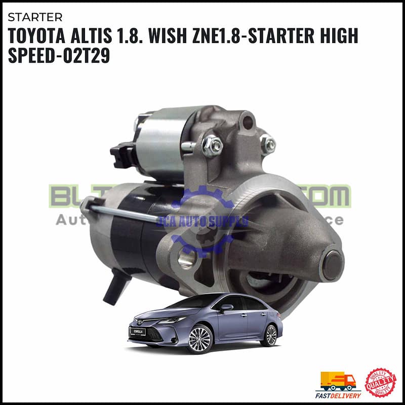 Toyota Altis 1.8. Wish ZNE1.8-Starter High Speed-02T29