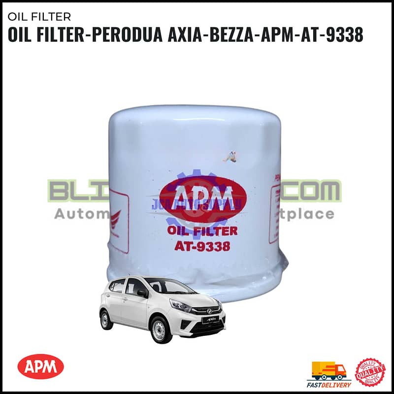 Oil Filter-Perodua Axia-Bezza-APM-AT-9338