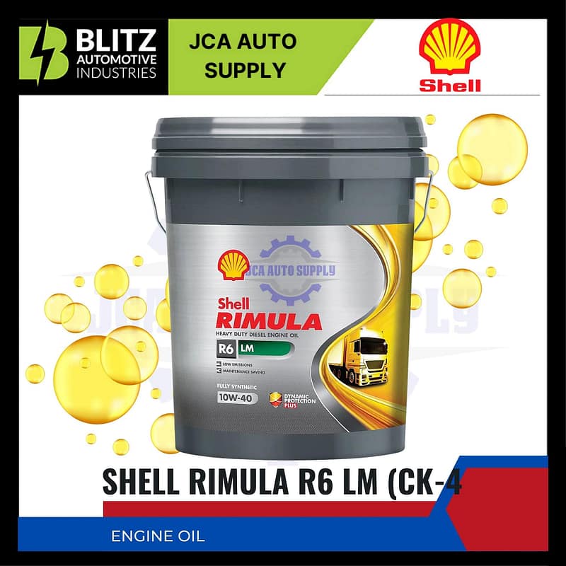 SHELL RIMULA R6 LM (CK-4) ENGINE OIL (20l)