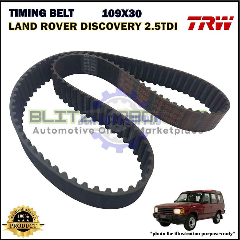 Tali Timing-Land Rover Discovery 2.5cc TDi-Timing Belt-TRW-4804966 (109X30)