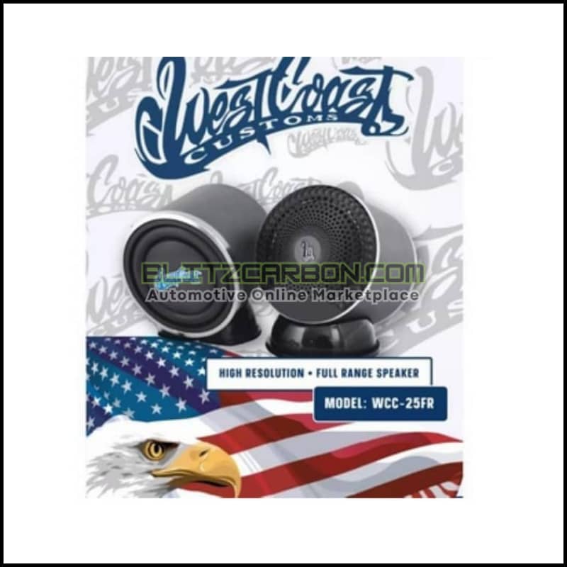 Westcoast Customs WCC-25FR Full Range Speaker NEW